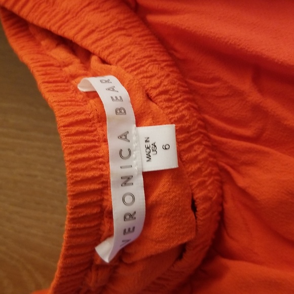 Veronica Beard orange red used dress 🔥 - Picture 4 of 4